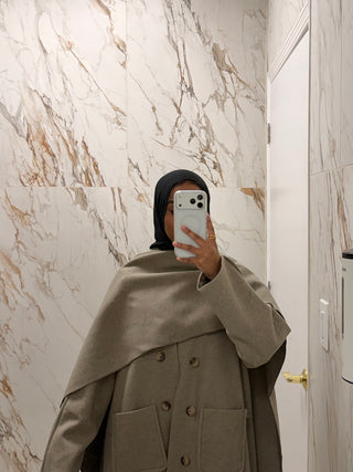 Peacoat Abaya
