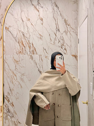 Peacoat Abaya